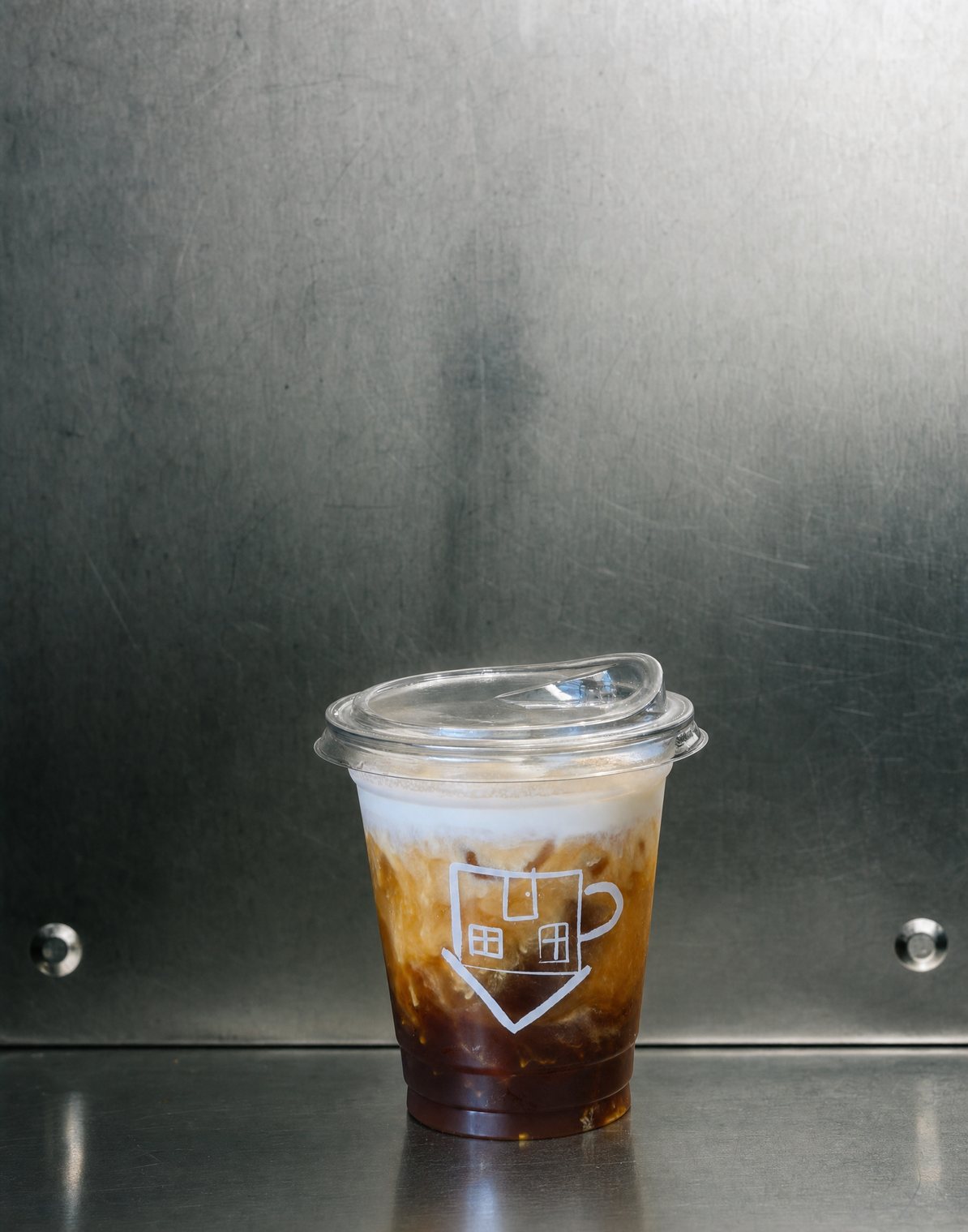 Salted Vietnamese iced coffee at Thuy's cafe in Uluwatu, Bali