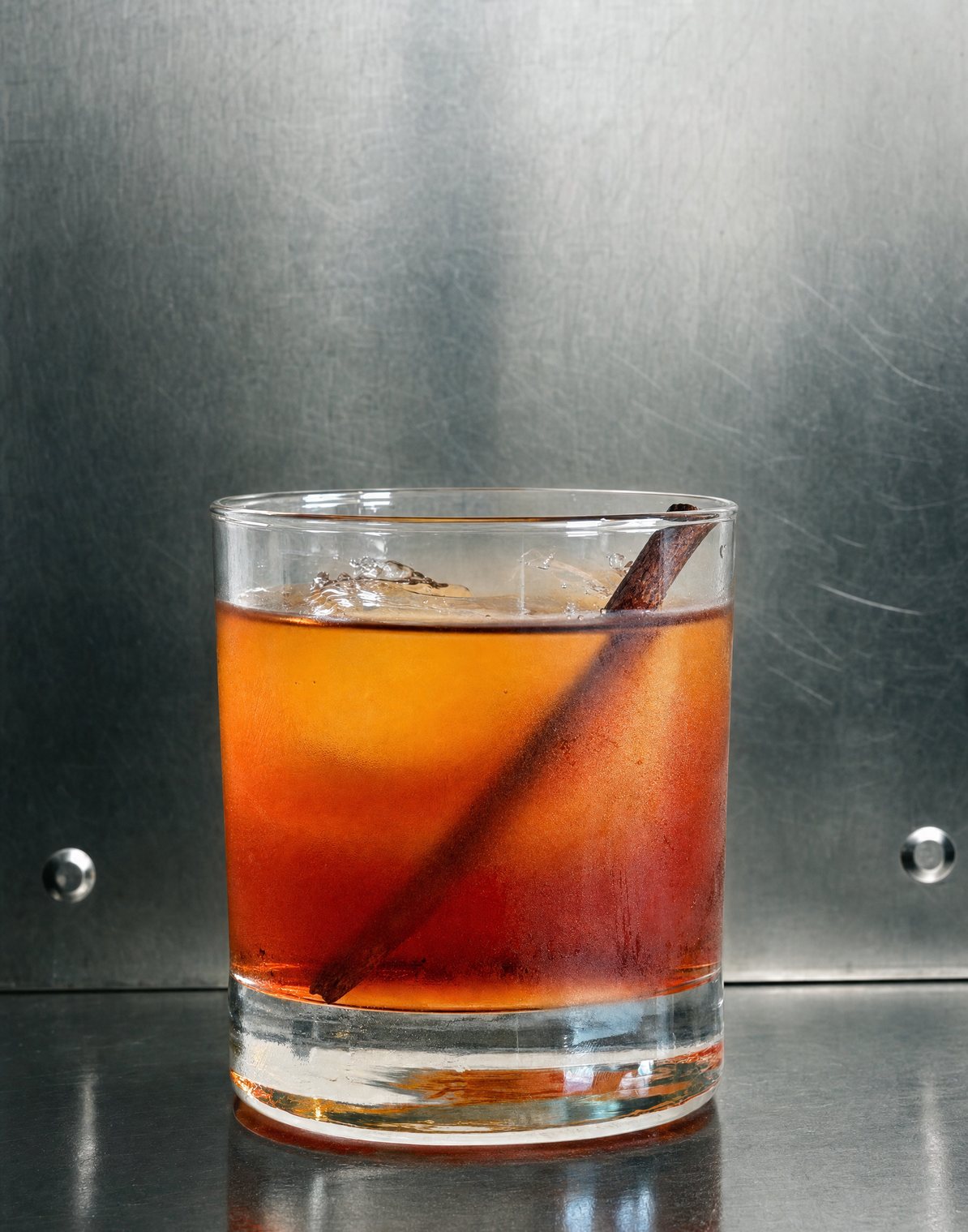 Silk Road Negroni — spiced negroni with cinnamon at Thuy's cocktail bar in Uluwatu, Bali
