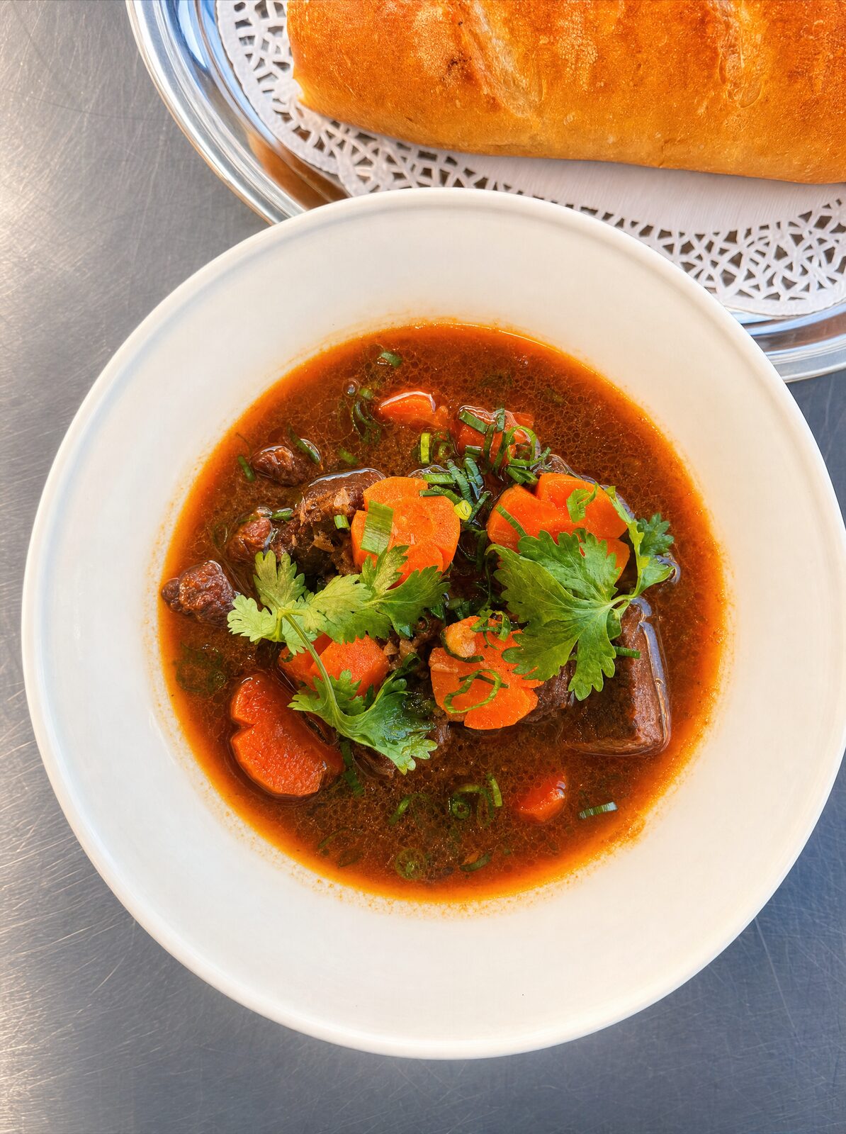 Bò kho Vietnamese braised beef brisket stew at Thuy's Vietnamese restaurant, Uluwatu
